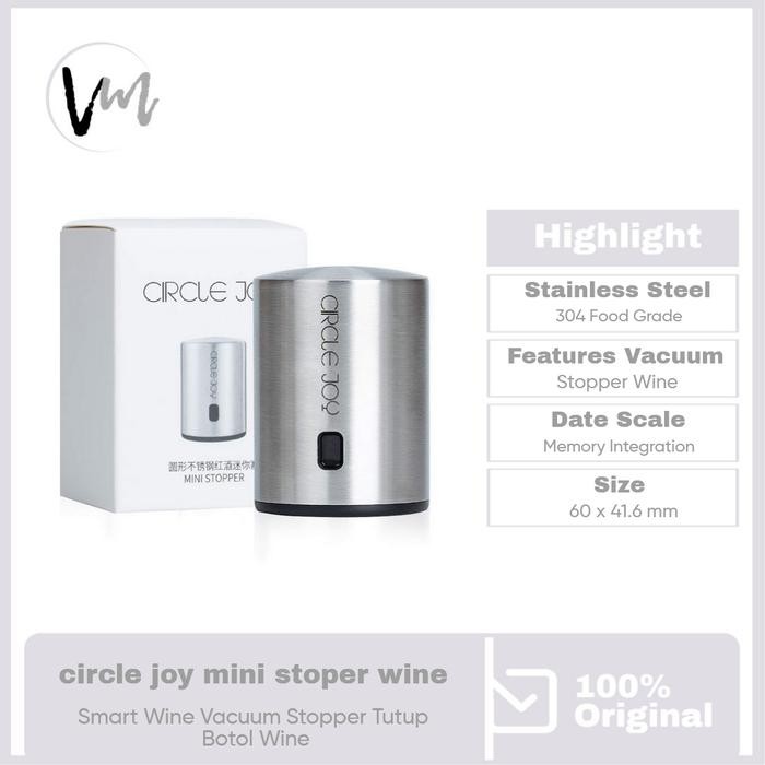 

Circle Joy Smart Tutup Botol Wine - Mini Stopper Wine