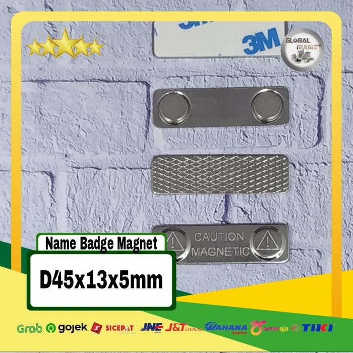 

Magnet Nama / 2 Magnet Plat D45x13x5mm (3M)