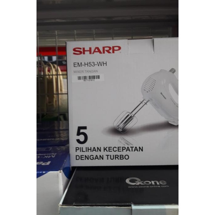 Sharp Emh53Wh Mixer Tangan Hand Mixer