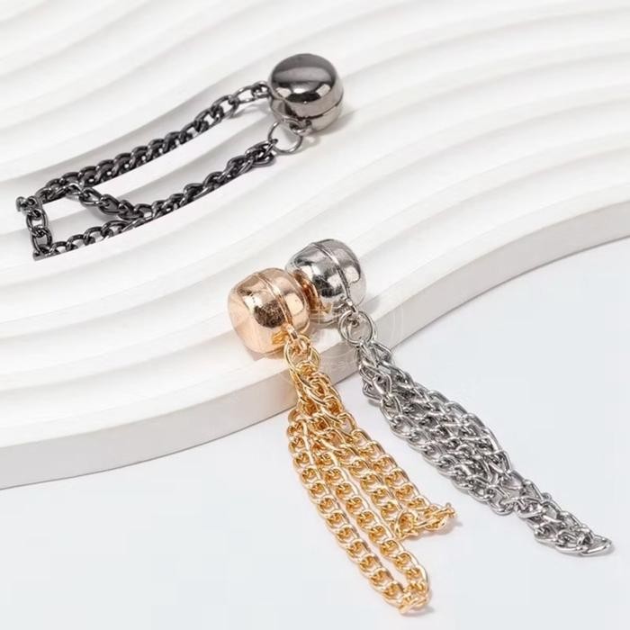 Pin Magnet Hijab GBI Super Kuat untuk Jilbab - Muslim Peniti Bros Dagu Ukuran