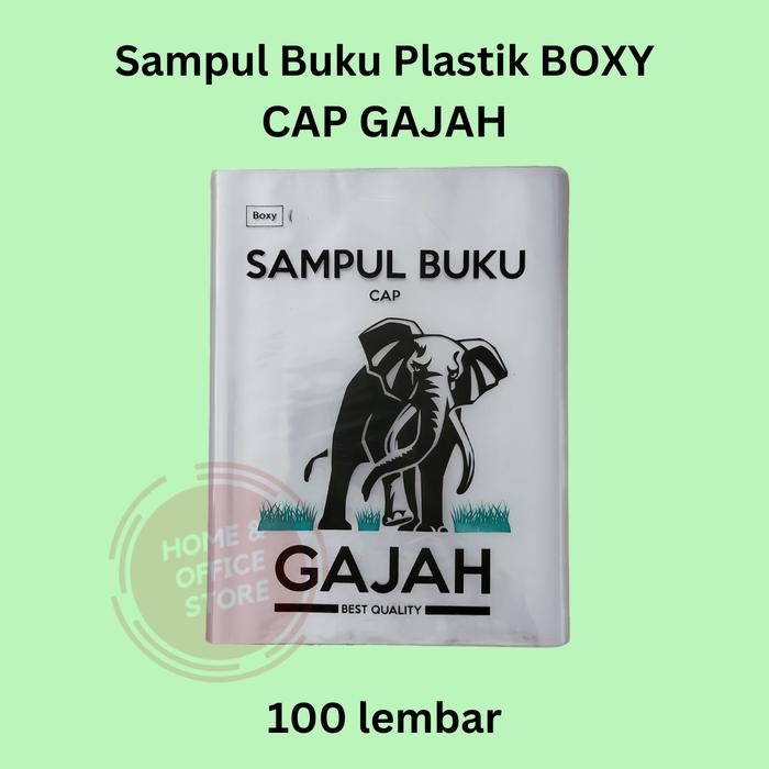 

Sampul Buku Plastik Boxy Cap Gajah Pack Isi 100 Lembar