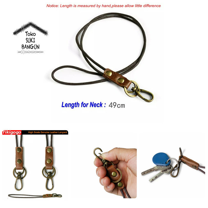 

promo nt-002 tali lanyard name tag id card strap nylon model vintage