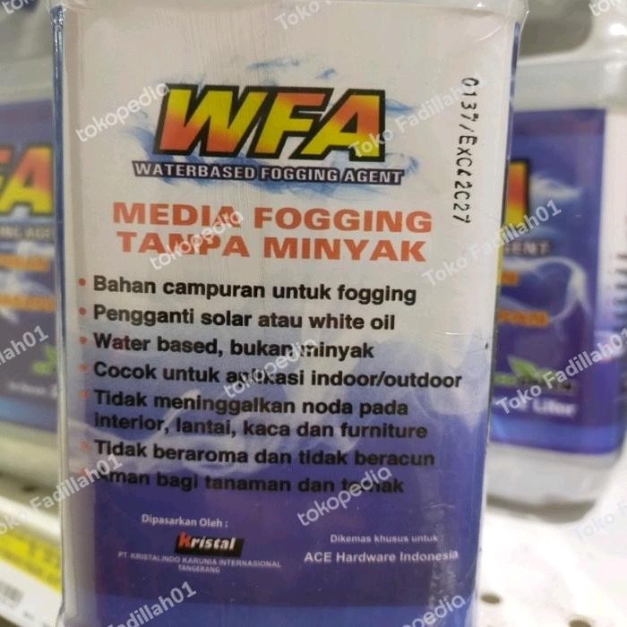 Wfa Water Based Fogging Agent 2 Liter Bahan Campuran Fogging Nyamuk