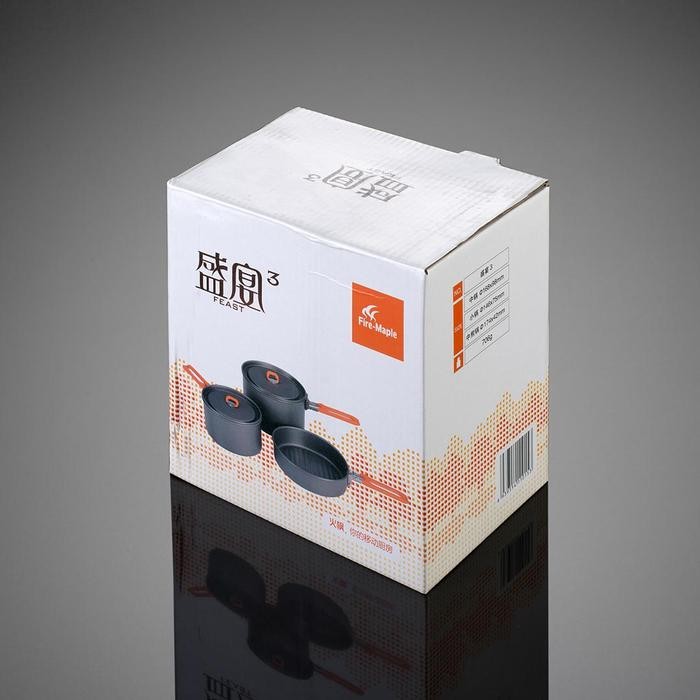 Nesting Fire Maple Feast 3 Cooking Set Camping Hiking Outdoor