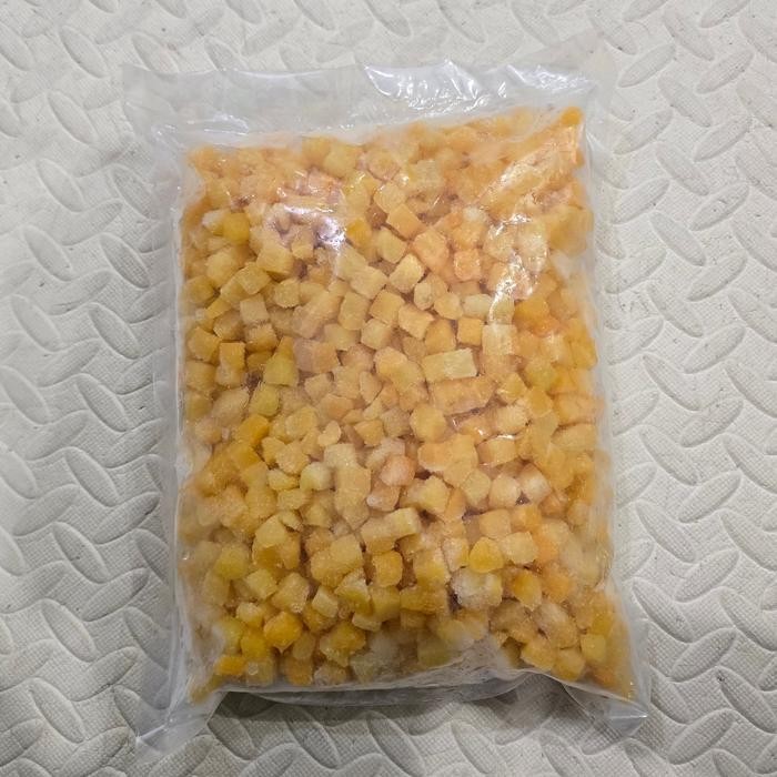 

NATURE- Grosir Murah 1Kg Buah Peach Manis Frozen Yellow Persik