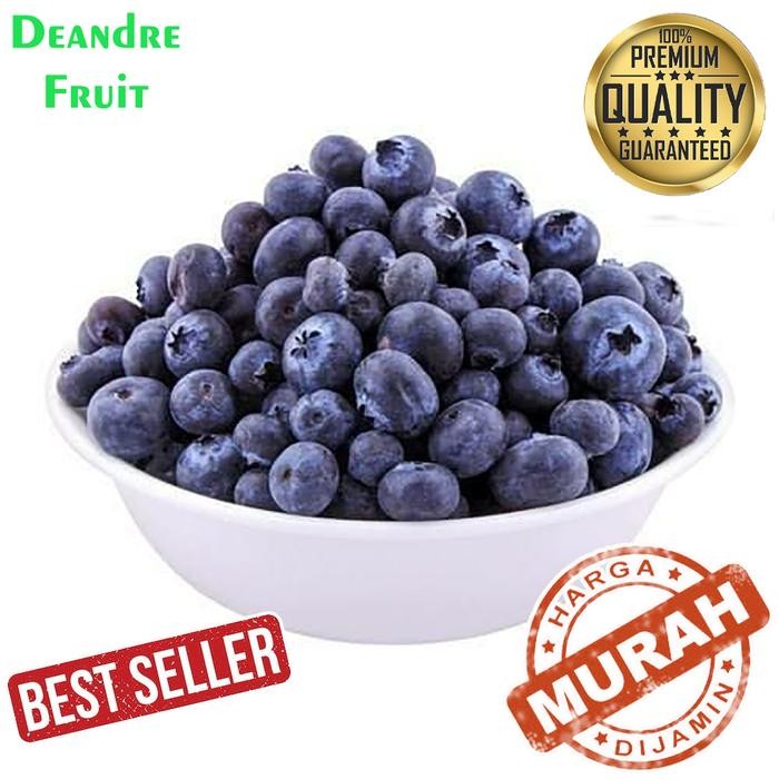 

NATURE- Grosir Murah 1Kg Blueberry Import 10X100Gr Frozen Buah Beku Blueberry