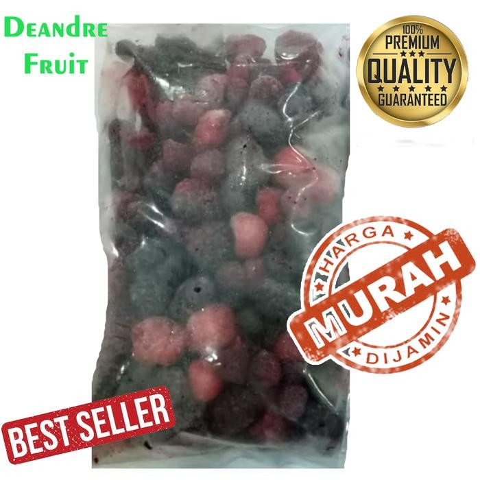 

NATURE- Grosir Murah 1Kg Mix Berry Mixed Berries Frozen Buah Beku Iqf