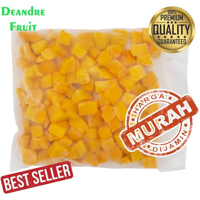 

NATURE- Grosir Murah 1Kg Mangga Harum Manis Frozen Mango Buah Beku Harumanis