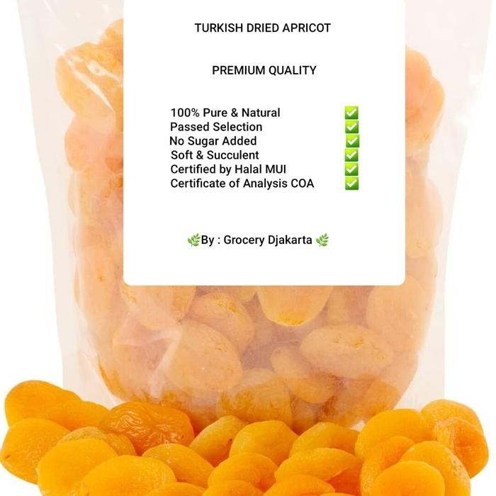 

NATURE- Usa Dried Apricot 1Kg / Buah Apricot Kering 1Kg