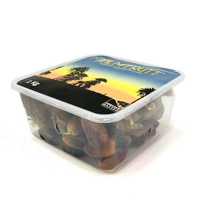 

NATURE- Kurma Tunisia Tangkai 1Kg Toples - Kurma Palm Fruit - Kurma Palm Frutt - Kurma