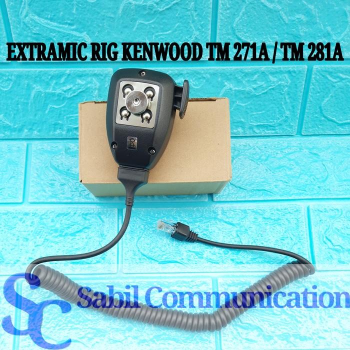 Extra Mic Rig Kenwood Tm281A Tm271A Kmc32 Ptt Mic Tm 271A