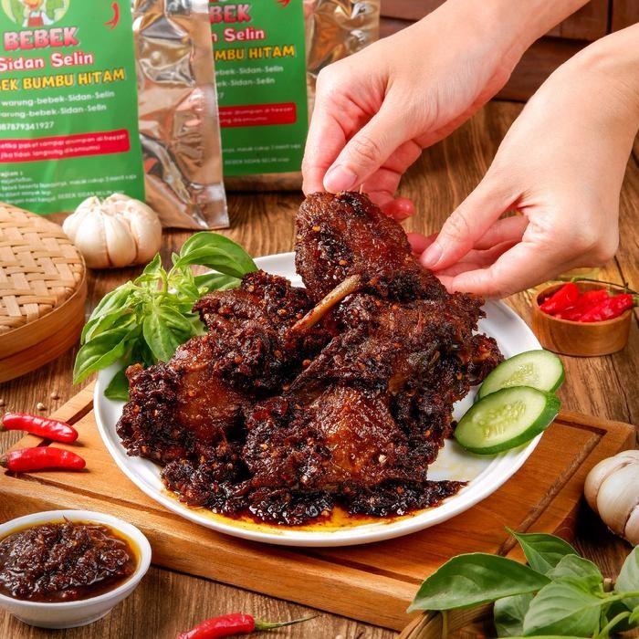 

Siap Kirim Bebek Bumbu Hitam Khas Madura Instan 4 Potong - Siap Goreng