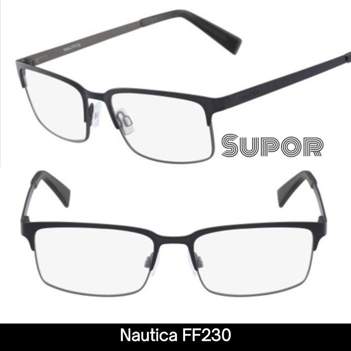 FF230 Frame kacamata minus Pria Nautica original Full Frame Untuk Minus Progresif