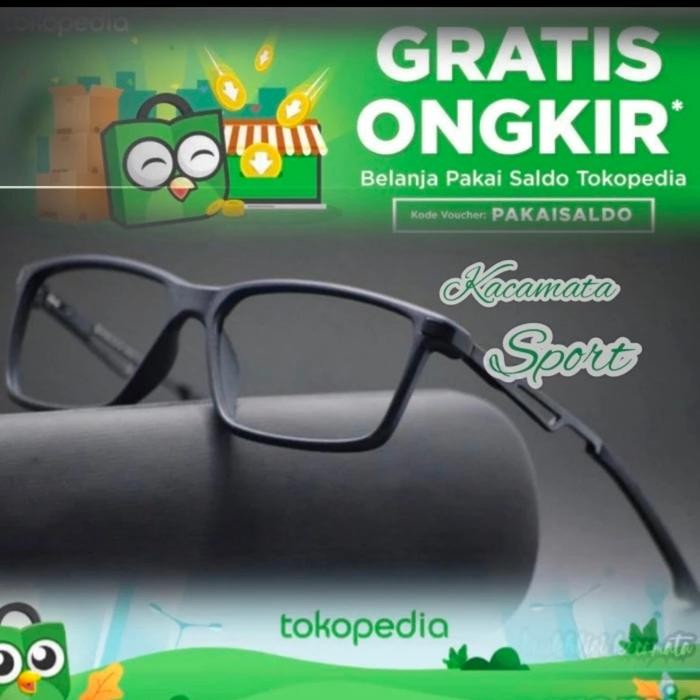 kacamata pria sporty kacamata baca plus minus kacamata plus baca anti radiasi pria