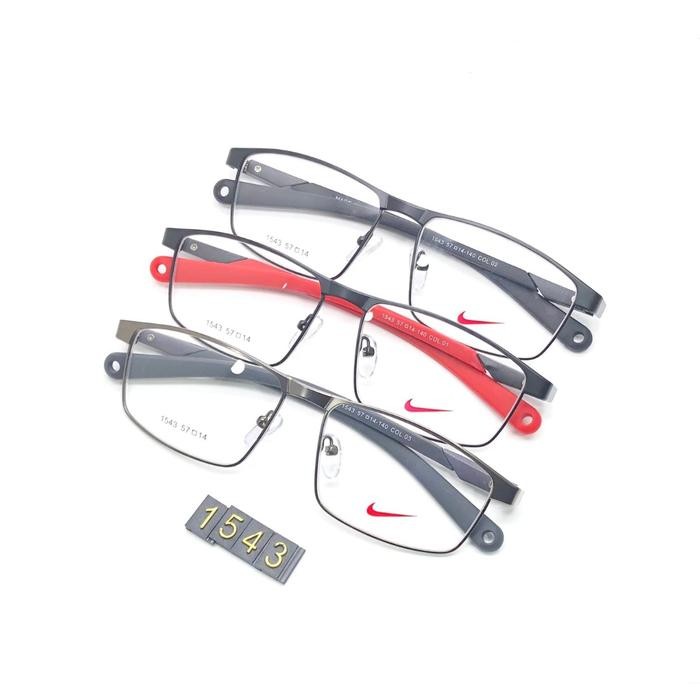 Frame kacamata minus pria sporty full frame nike grade original