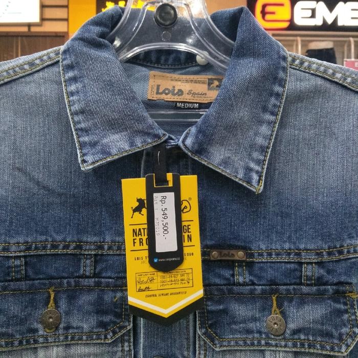 Terlaris Lois Jaket Jeans Pria Original