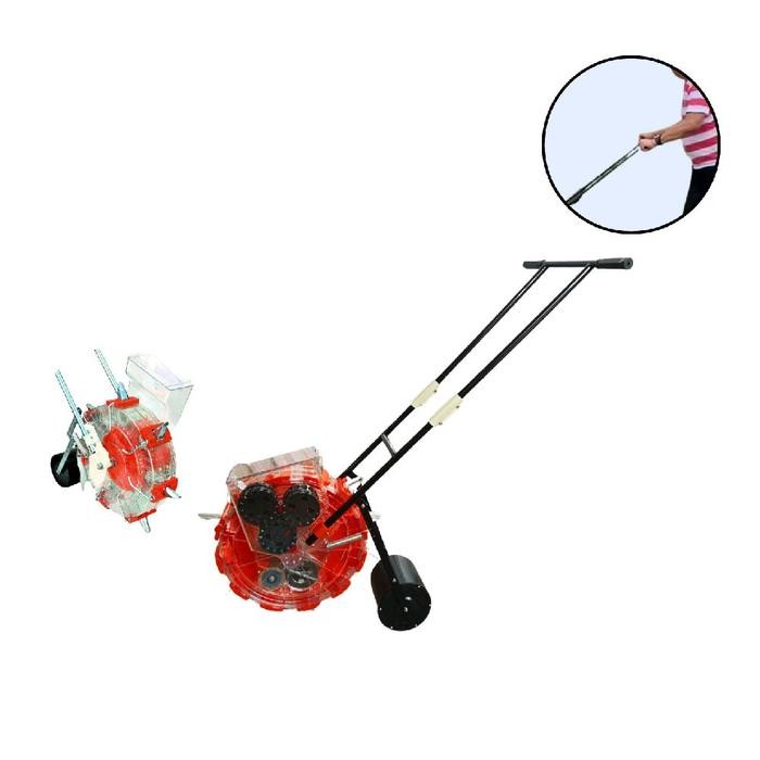 ALAT TANAM JAGUNG PADI KEDELAI DORONG-MARACO 12 MATA (DORONG) BESI MERAH - MARACO SIAP KIRIM PACKING