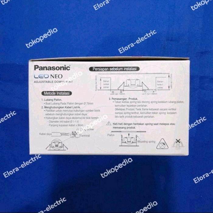 Bisa Grab Lampu Downlight Spot Sorot Led 3 Watt Neo Adjustable Panasonic