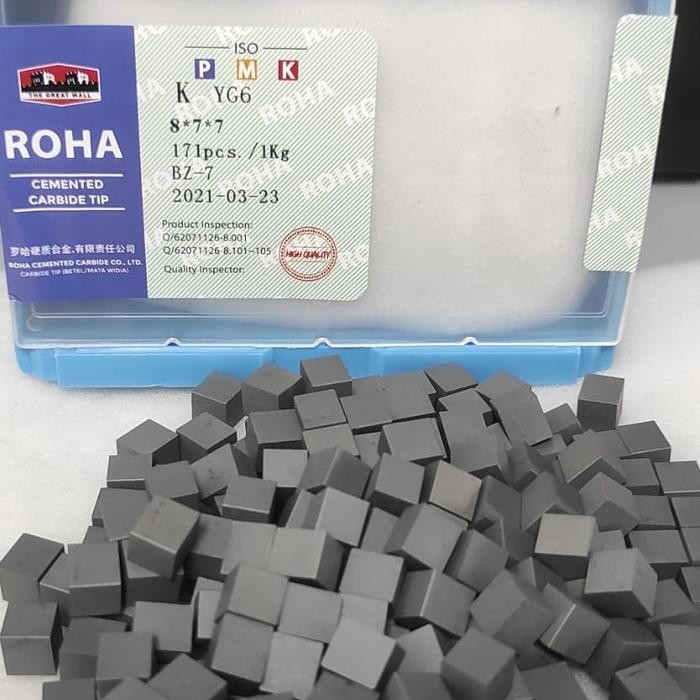 Terhemat Mata Widia - 7X7X8 - Yg6 Terlariss 