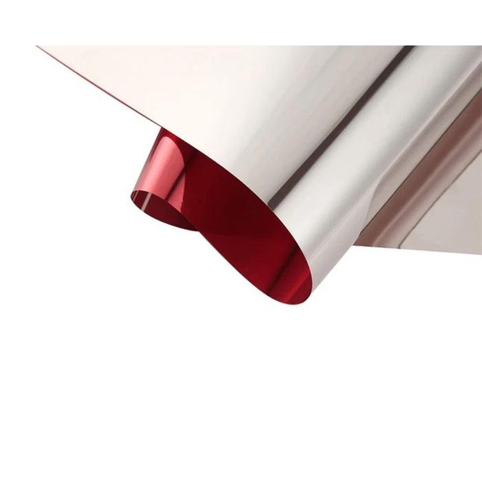 Kaca Film Silver Red - Kaca film one way / Kaca film merah silver