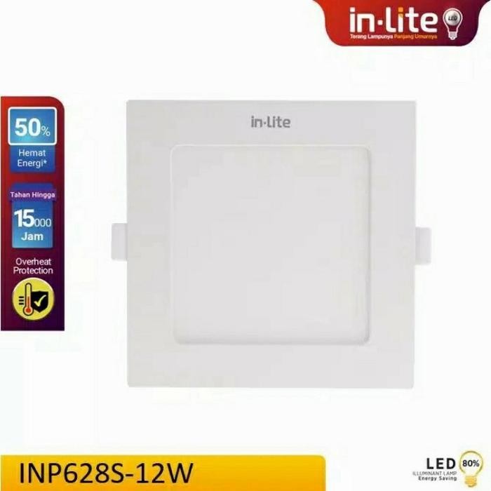 Lampu LED PANEL Kotak INP628S 12W 12Watt 12 Watt InLite In-Lite INBOW
