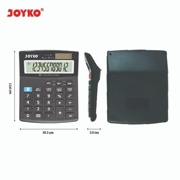 

calculator kalkulator joyko cc-39 12 digits check correct kode 470