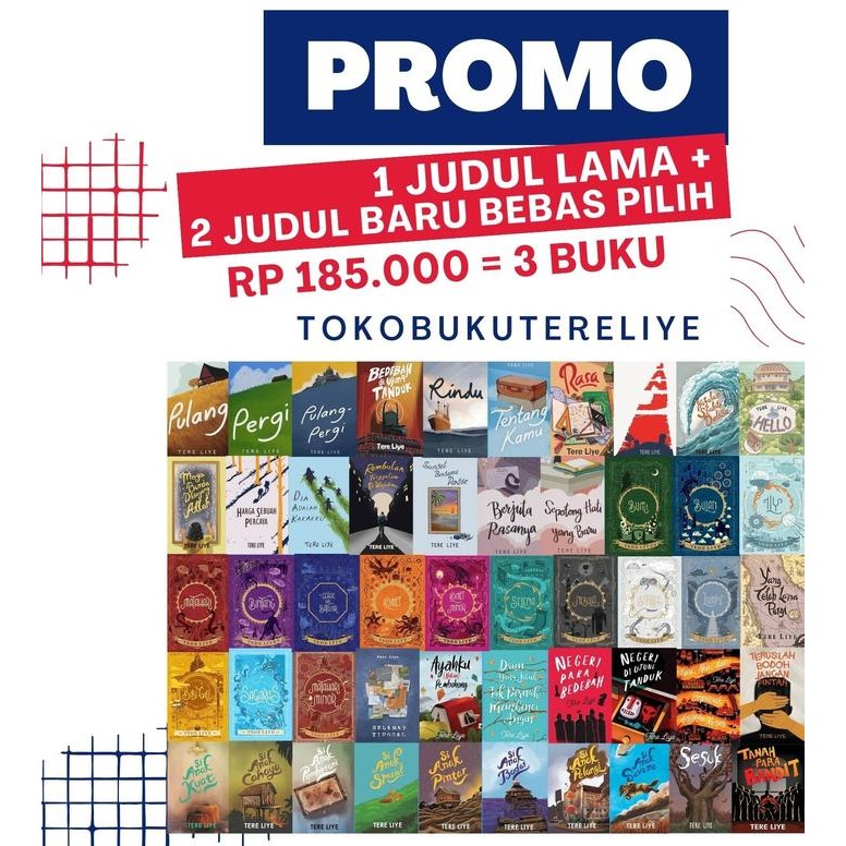 

PROMO 1 judul lama + 2 judul Baru bebas pilih = Rp 185.000