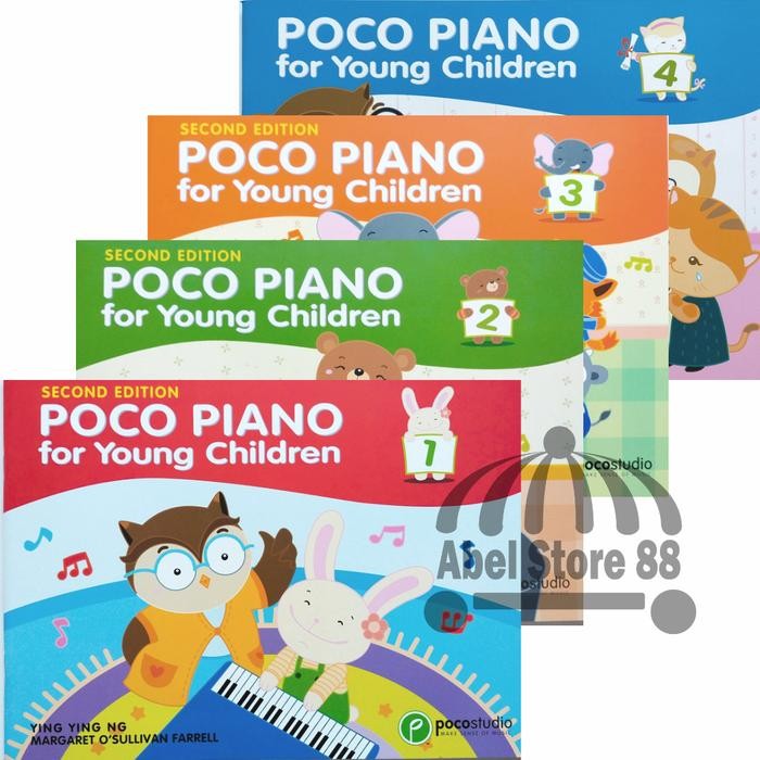 

Poco Piano for Young Children Book 1/2/3/4 Ying Ng - Buku Piano Pemula