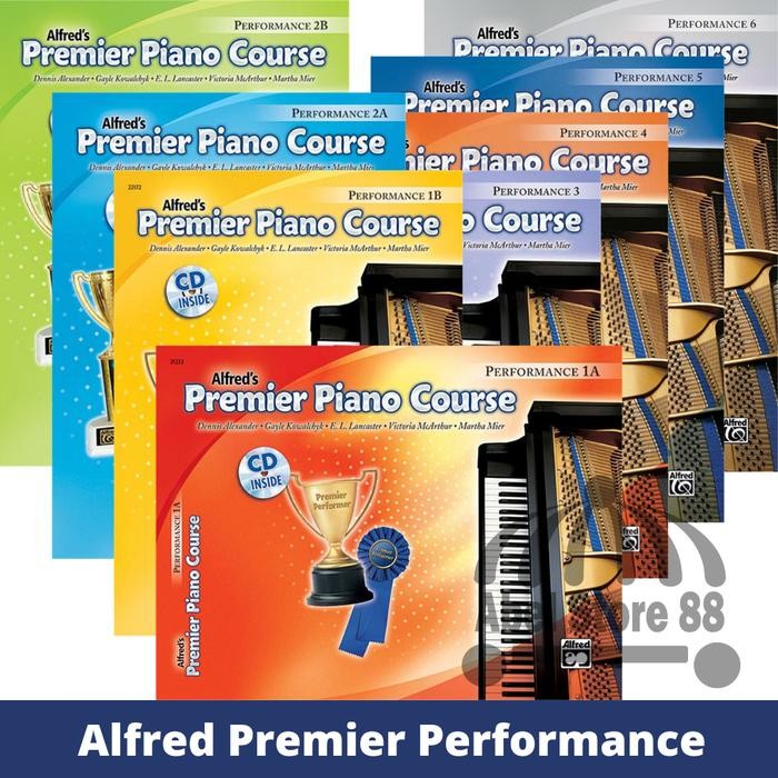 

Alfred Premier Piano Course Performance 1A/1B/2A/2B/3/4/5/6 Buku Piano