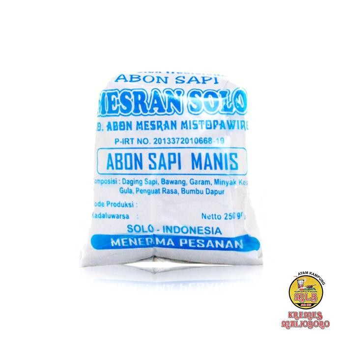 

TERMURAH Abon Sapi Mesran Rasa Manis Daging Sapi Asli Khas Solo READY STOCK