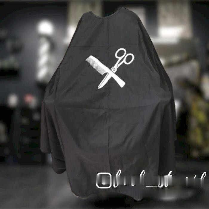 

kain kep 12 kain kip barbercape cukur rambut barber dan salon Kering