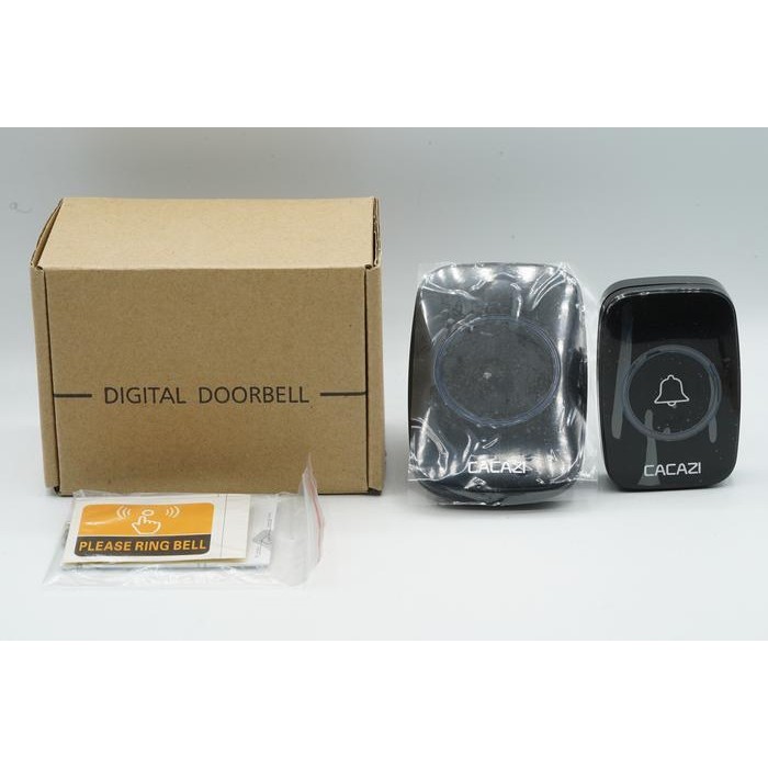 Cacazi Wireless Doorbell Waterof 300M Remote Bel Pintu