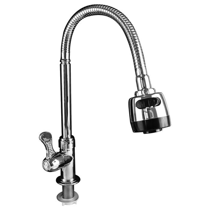 Keran Angsa Cuci Piring Kran Flexible Tancap Bawah Kran Air Cuci Piring Wastafel Tancap B SLT-32-117