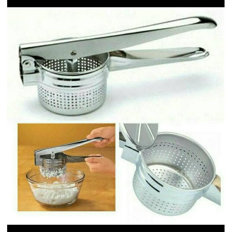 

LUXEHEALTH- Alat Pres Dan Peras Serbaguna Kentang Ubi Cendol Perkedel Santan