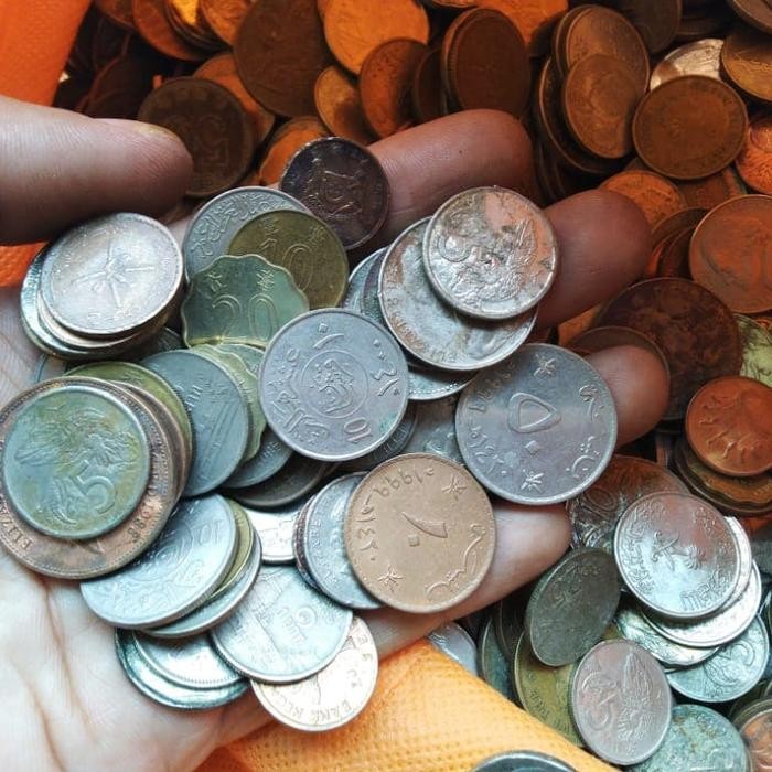 Obral Koin Asing Campur 1Kg Isi 250-280 Keping Asli