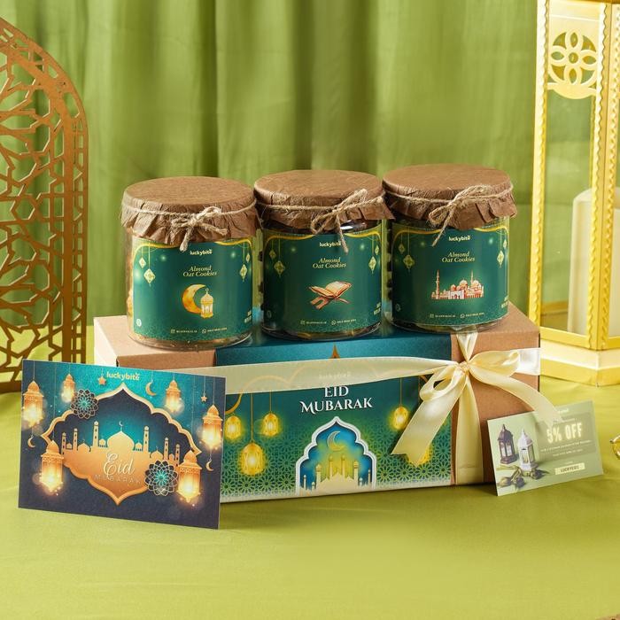 

Hampers Lebaran Idul Fitri / Parcel Lebaran (Ramadhan) - Cookies 3 Jar