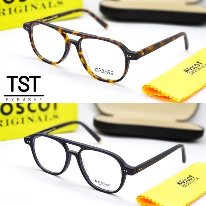 Frame Kacamata Pria Wanita Moscot Bjorn Grade Ori Free Lensa Minus