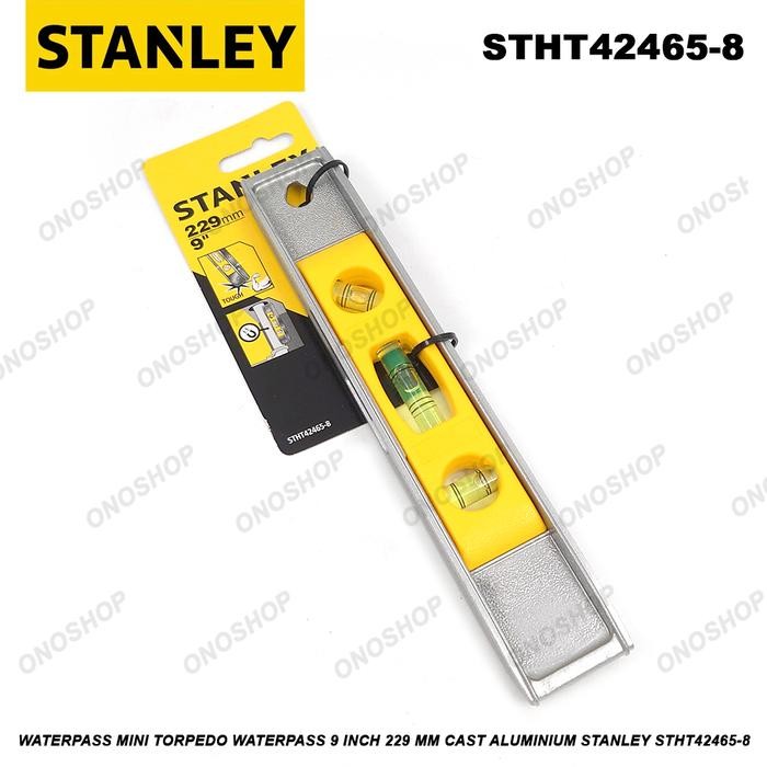 Waterpass Mini Torpedo Waterpass 9 Inch 229 Mm Cast Aluminium Stanley Stht42465-8