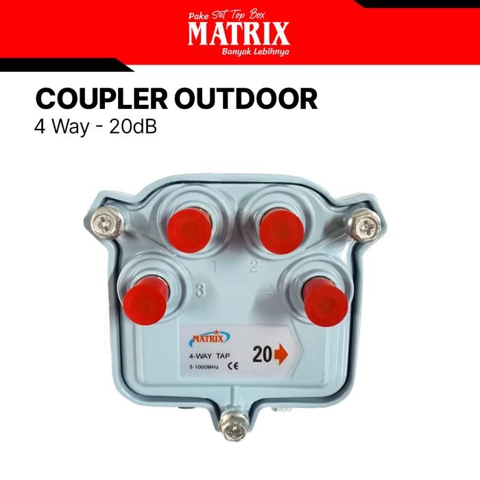 Siap Kirim Matrix Coupler Tv Digital Outdoor 4 Way Splitter