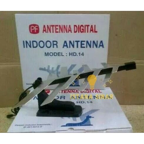 Siap Kirim Antena Tv Digital Pf Hd-14 Indoor Antena Dalam Terbaik