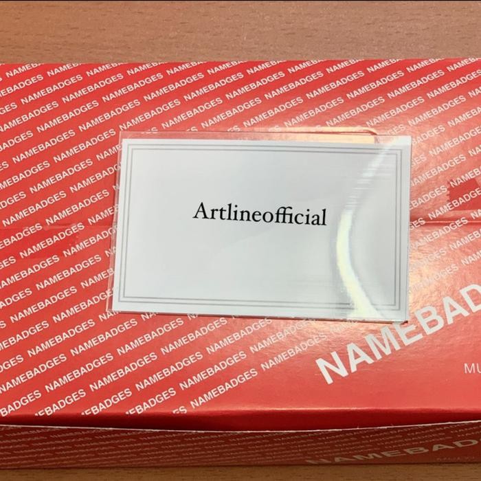 

Ready Name Badges Jepit Multi No.101 Isi 50 Pcs