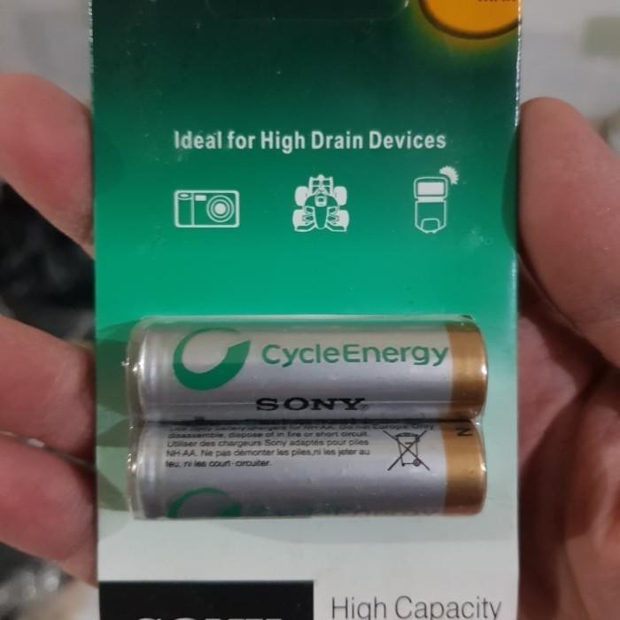 Pilihan- Baterai Casan Aa Sony 2700Mah Nimh Battery Rechargeable Baterai Cas Aa