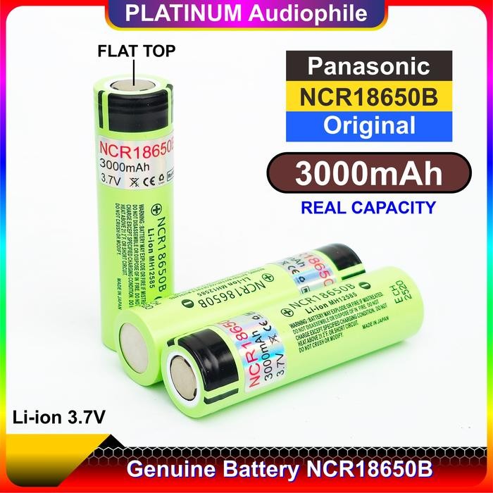 Pilihan- Baterai 18650 Panasonic 3000Mah Original Battery Lithium Li-Ion Ncr 18650B