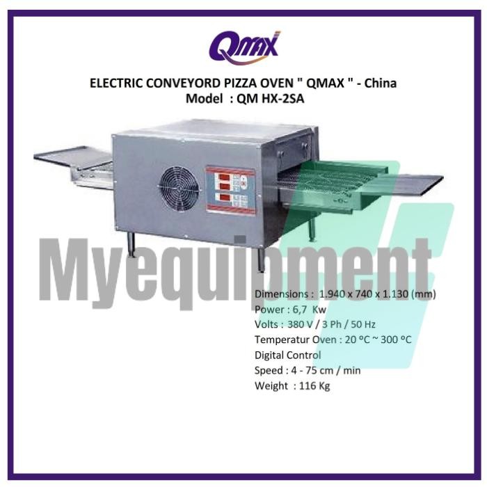 PIZZA CONVEYOR OVEN ELECTRIC QMAX QM HX2SA