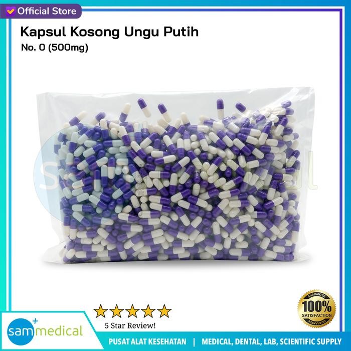 Pilihan- Kapsul Kosong No 0 (500Mg) / Cangkang Kapsul Kosong / Kapsul Kosong