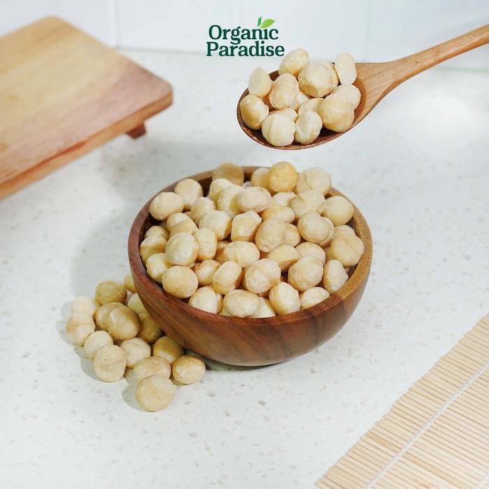 

Kacang Macadamia Panggang 250 gram / Roasted Macadamia 250 Gram Organic Paradise