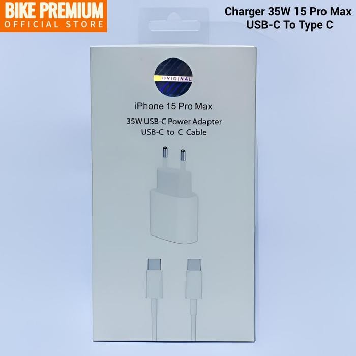 Charger Iphone Kabel Data Type C 35W Super Fast Charging iP 15 Cable Hp Handphone