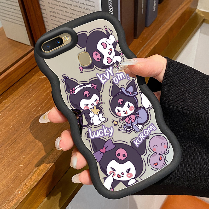Casing Untuk OPPO A7 A5s A12 A12s A11K Case Casing Anime yang keren HP Cesing Macaron Kasing Mirror 