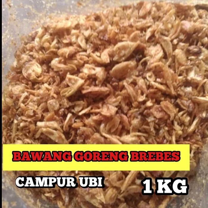 

promo bawang goreng brebes 1 kg campuran ubi renyah
