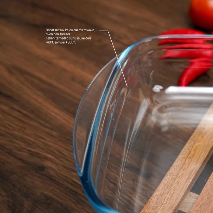 OBRAL Ocuisine Roaster / Loyang Kaca Persegi Oval